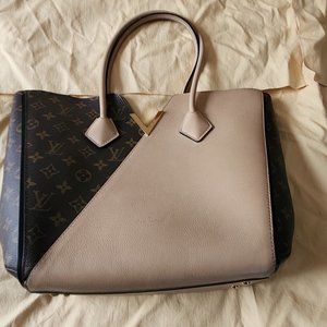 Louis Vuitton Calfskin Monogram Kimono Tote Dune